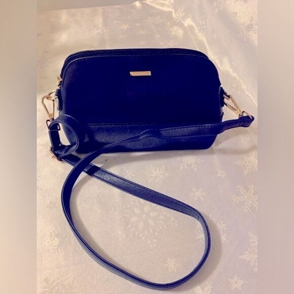 Elim & Paul Crossbody Handbag Royal Blue Vegan Leather NWOT Gorgeous - Picture 9 of 9